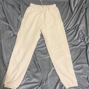 Uniqlo Cream Sweatpants